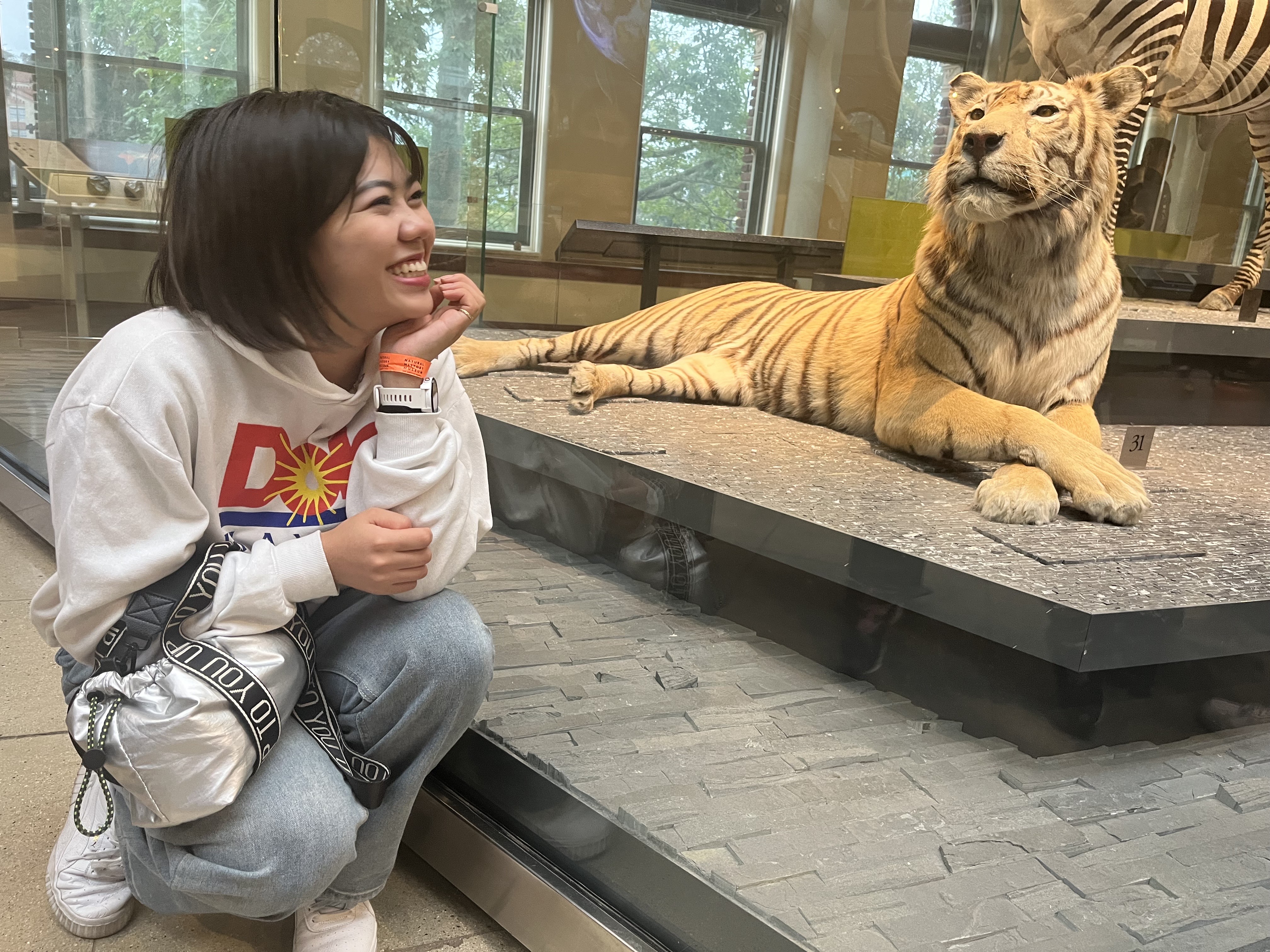 Yuri at a museum